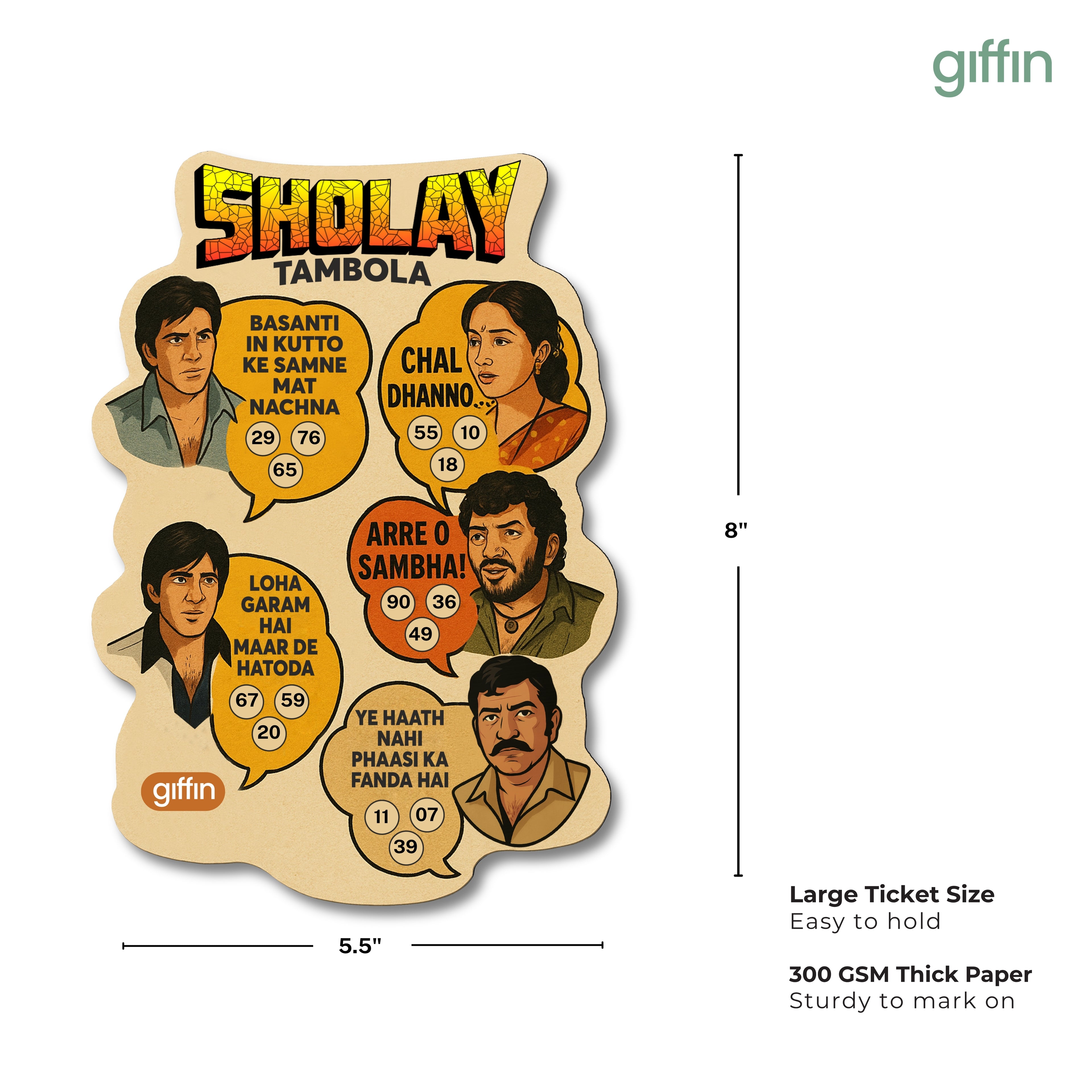 Sholay Tambola