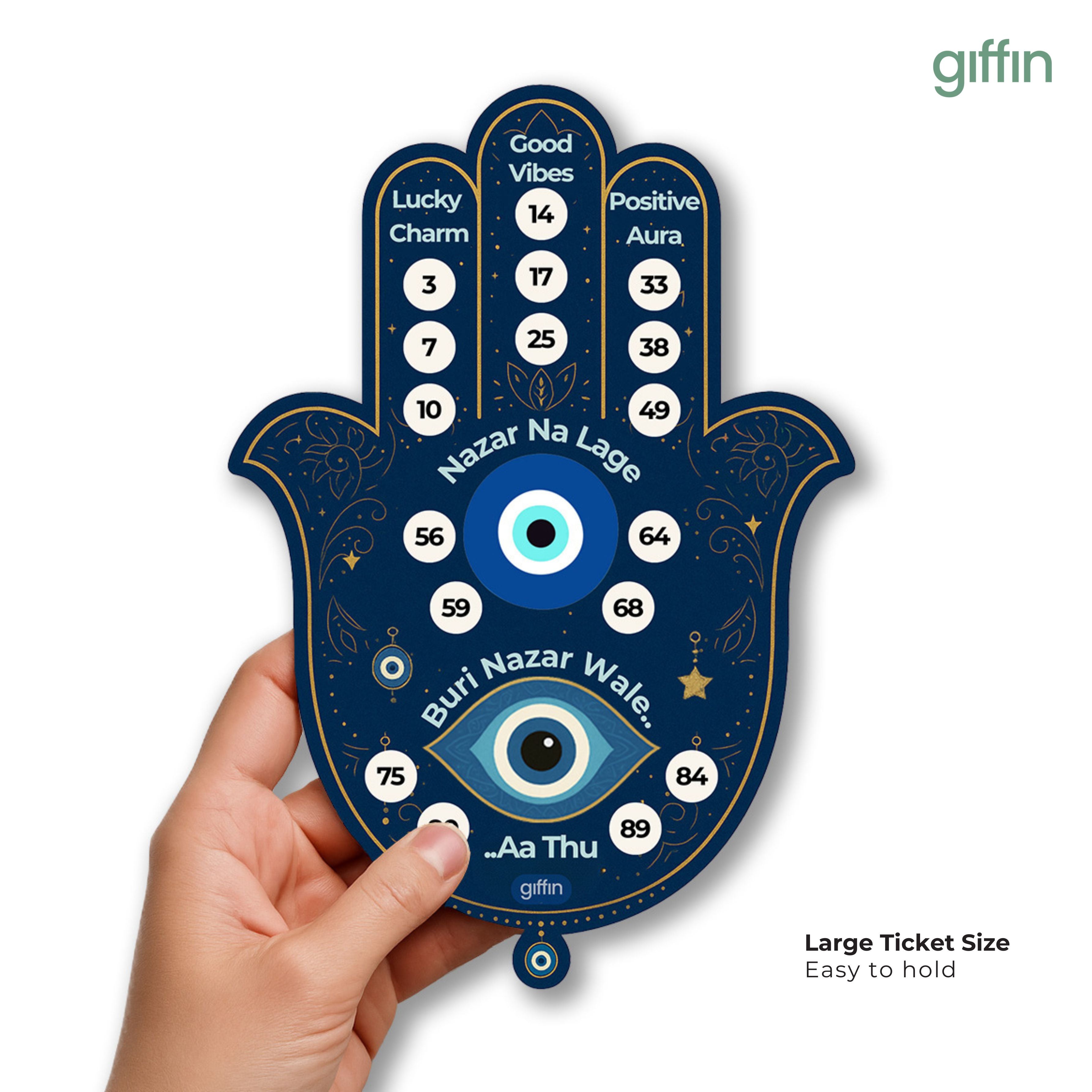 Evil Eye (Hamsa Hand) Tambola