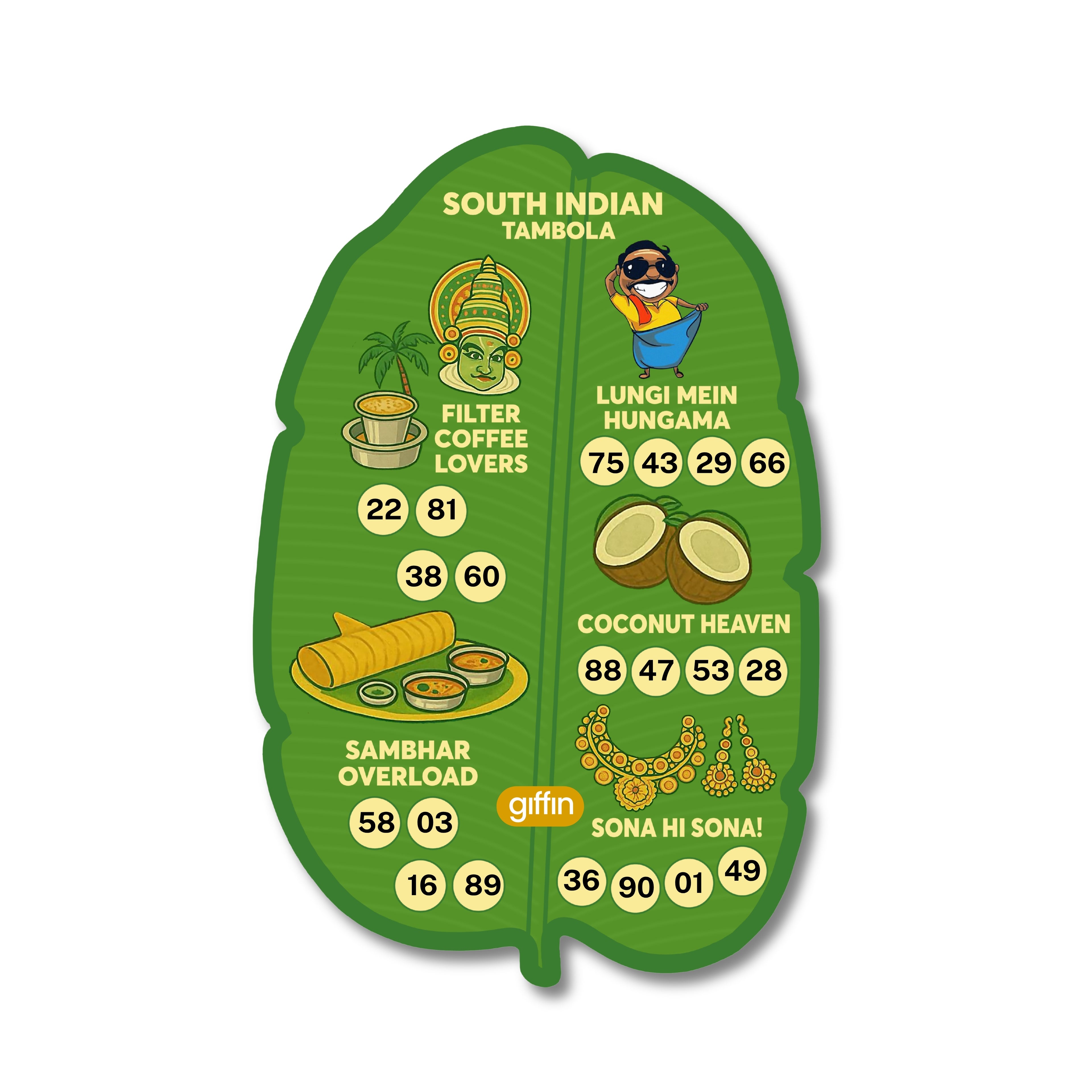 South Indian Tambola