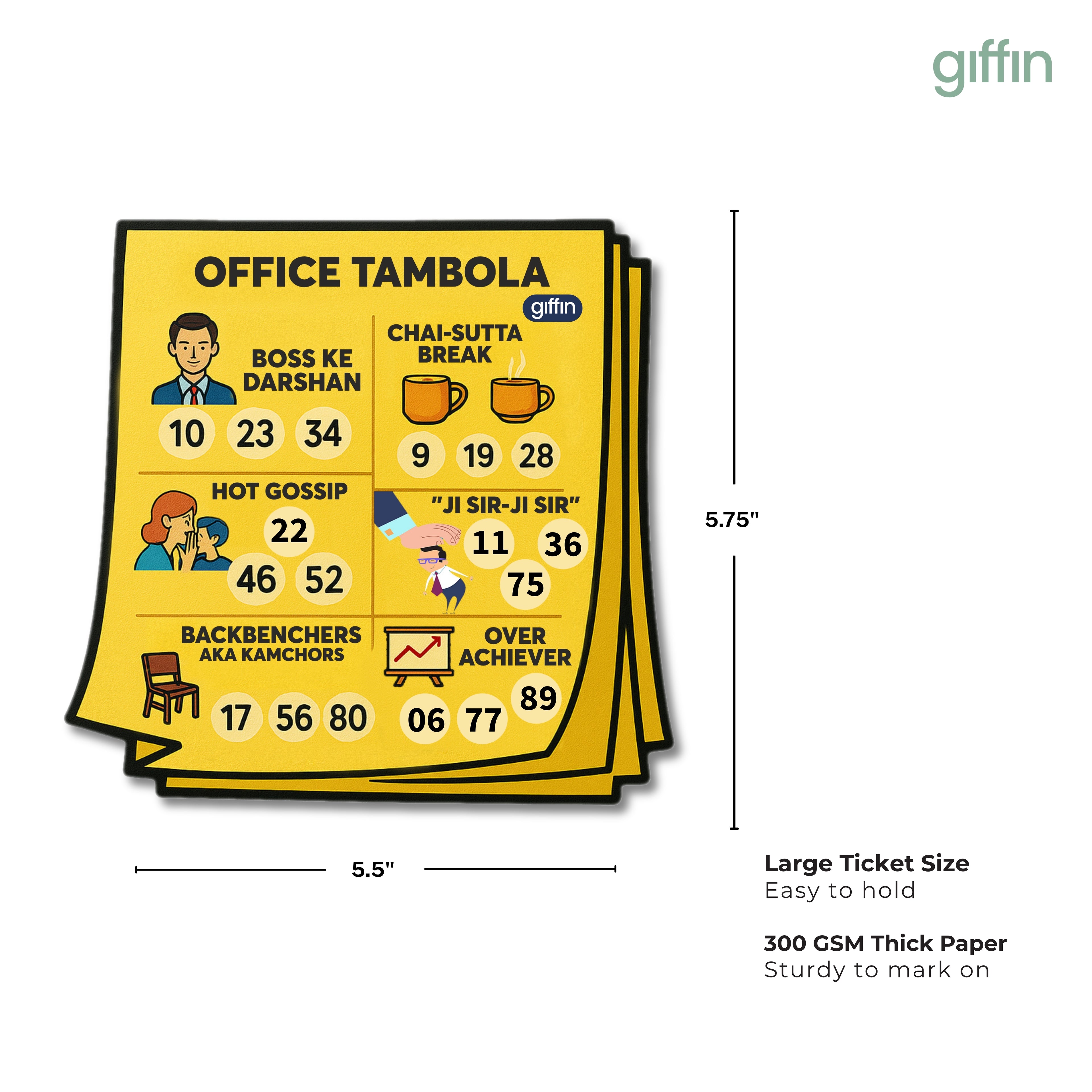 Office Theme Tambola