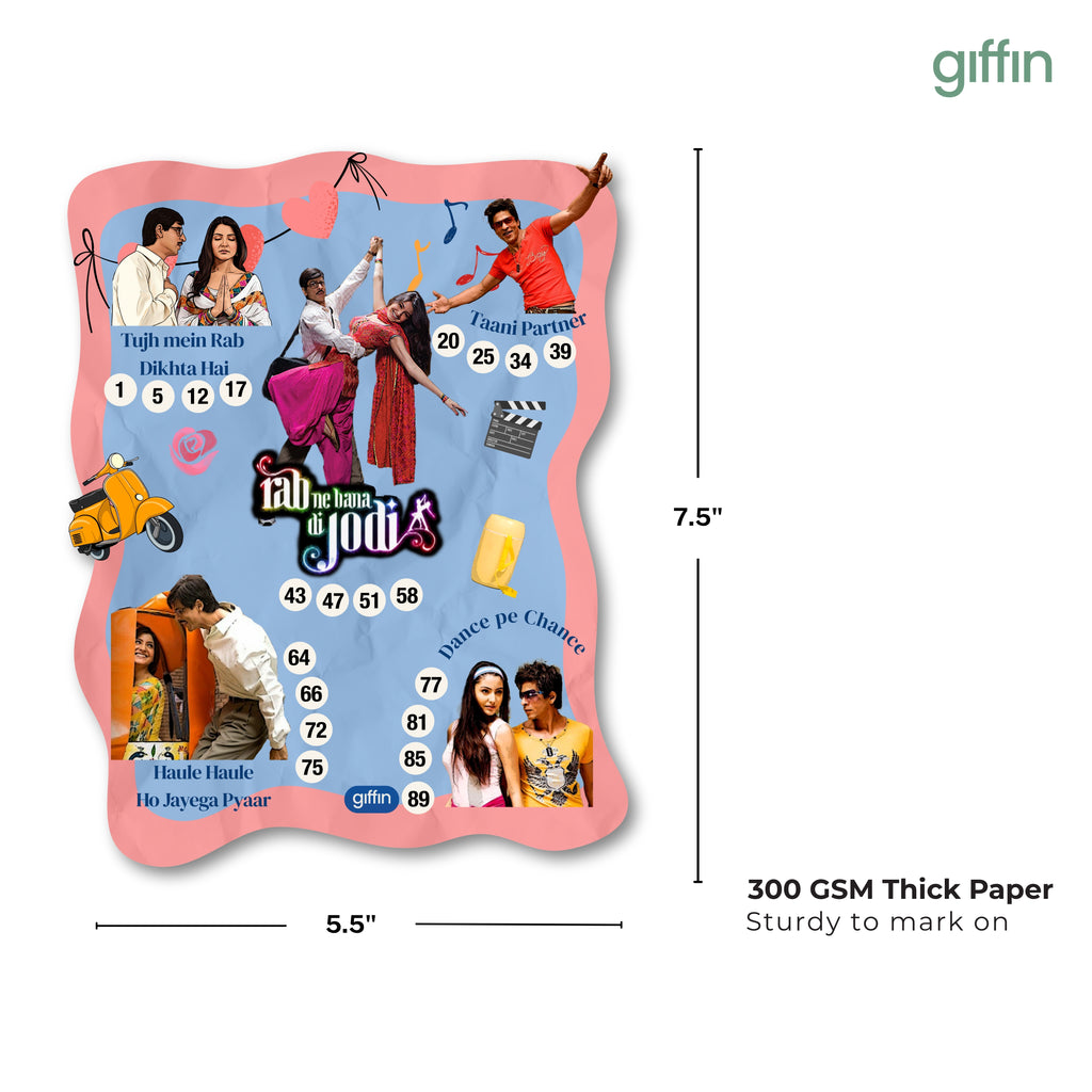 Rab Ne Bana Di Jodi Tambola Tickets