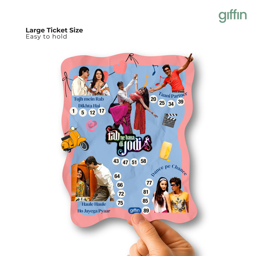 Rab Ne Bana Di Jodi Tambola Tickets