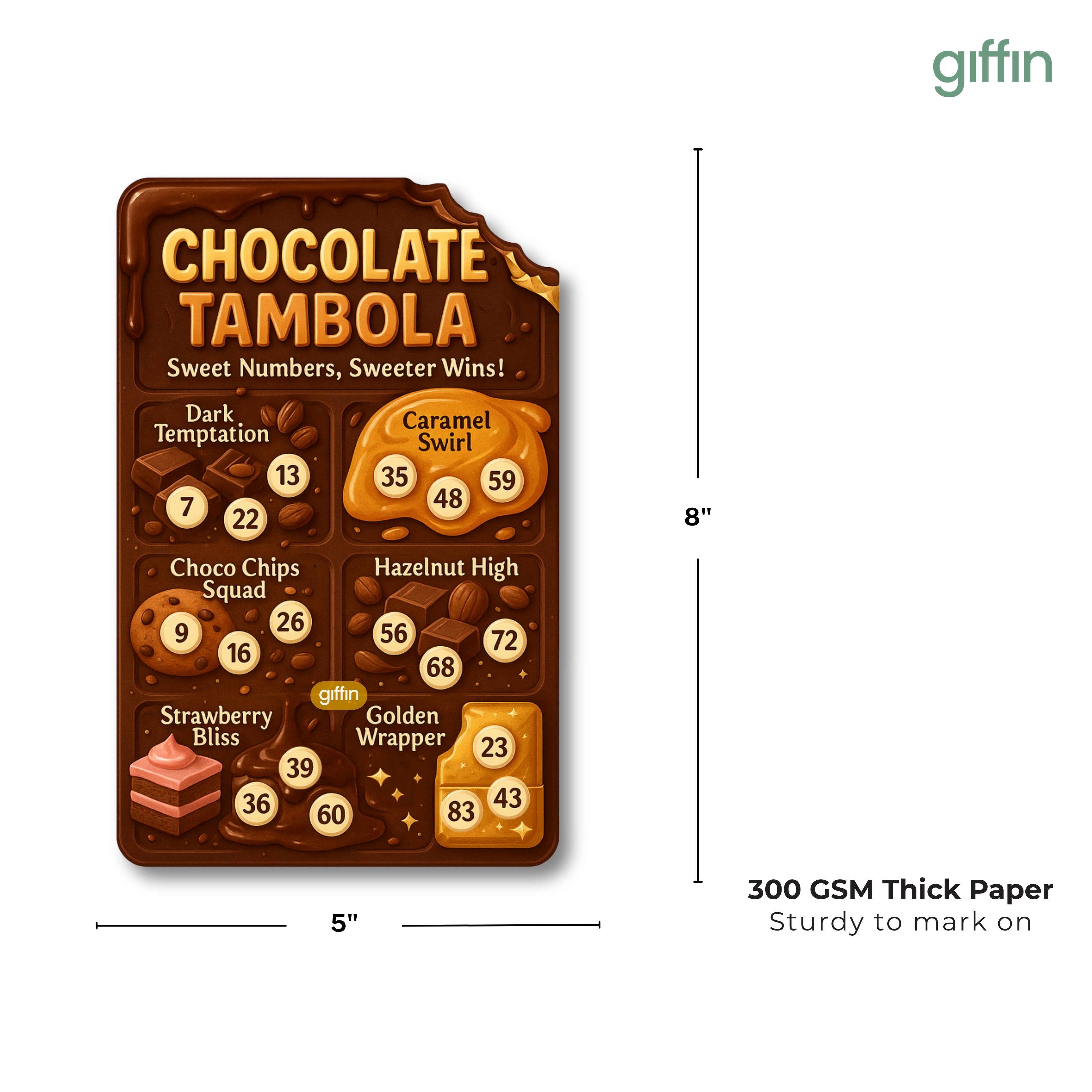 Chocolate Tambola