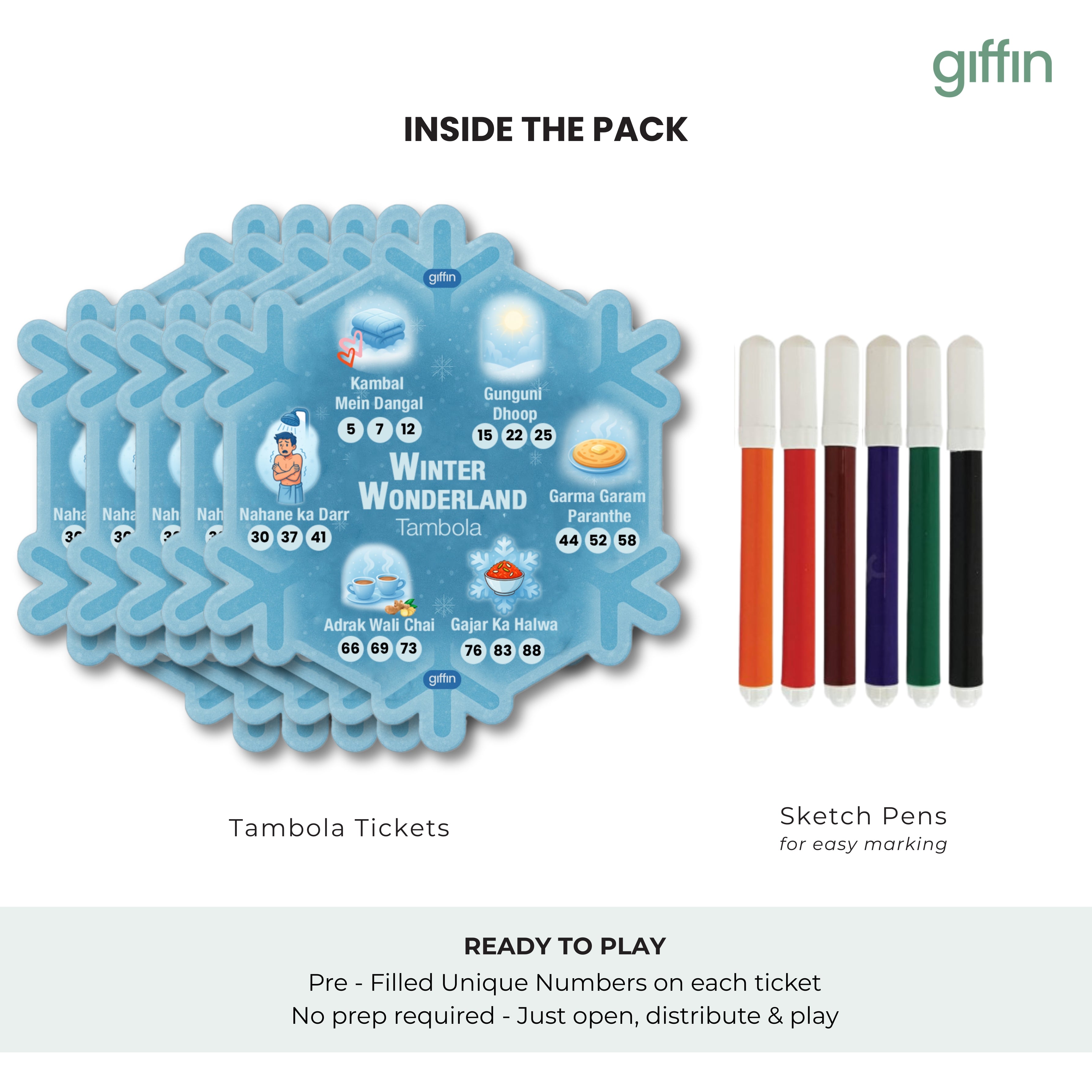 Winter Wonderland Tambola