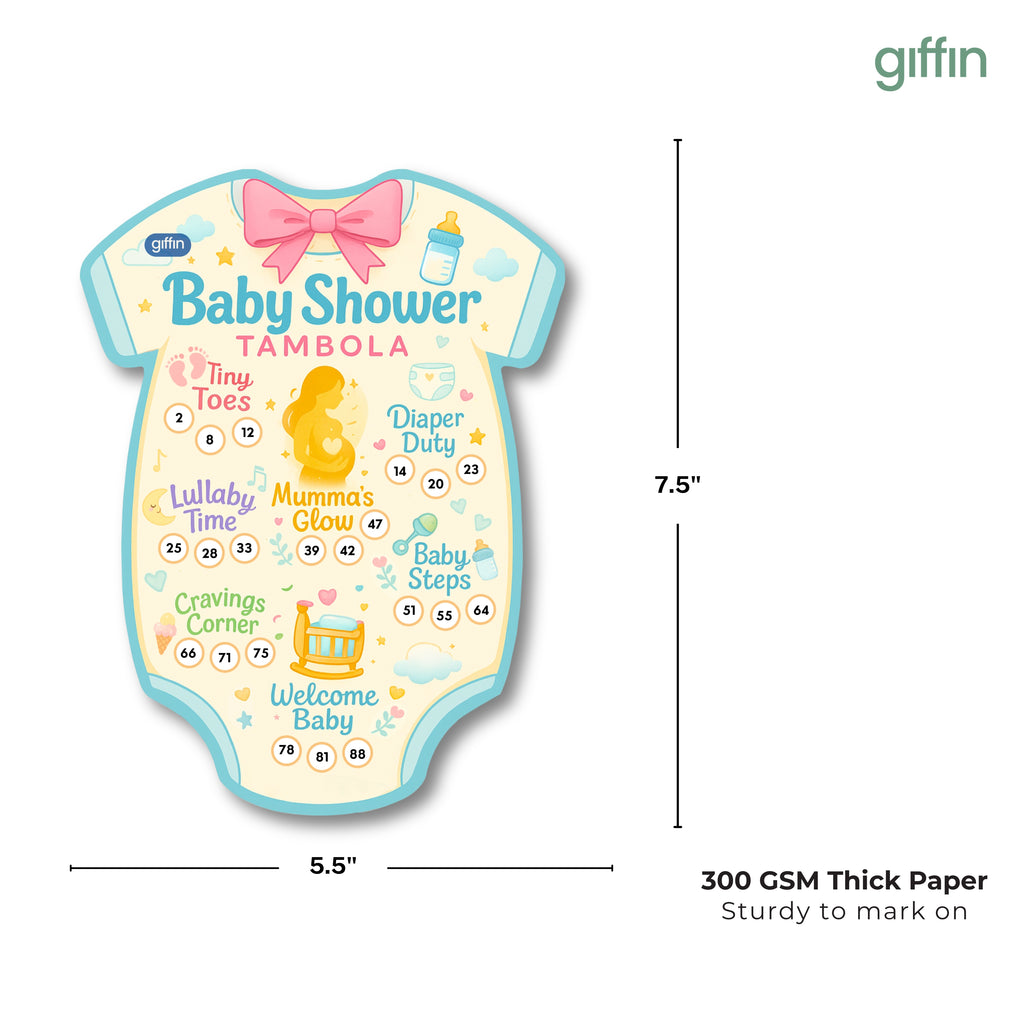 Baby Shower Tambola Tickets