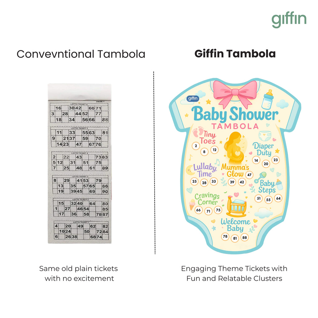 Baby Shower Tambola Tickets
