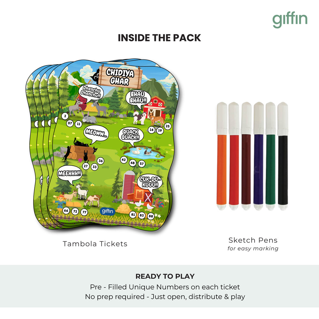Chidiya Ghar (Zoo) Tambola Tickets