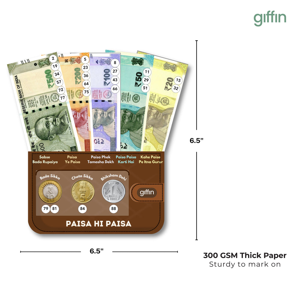 Paisa hi Paisa Tambola Tickets