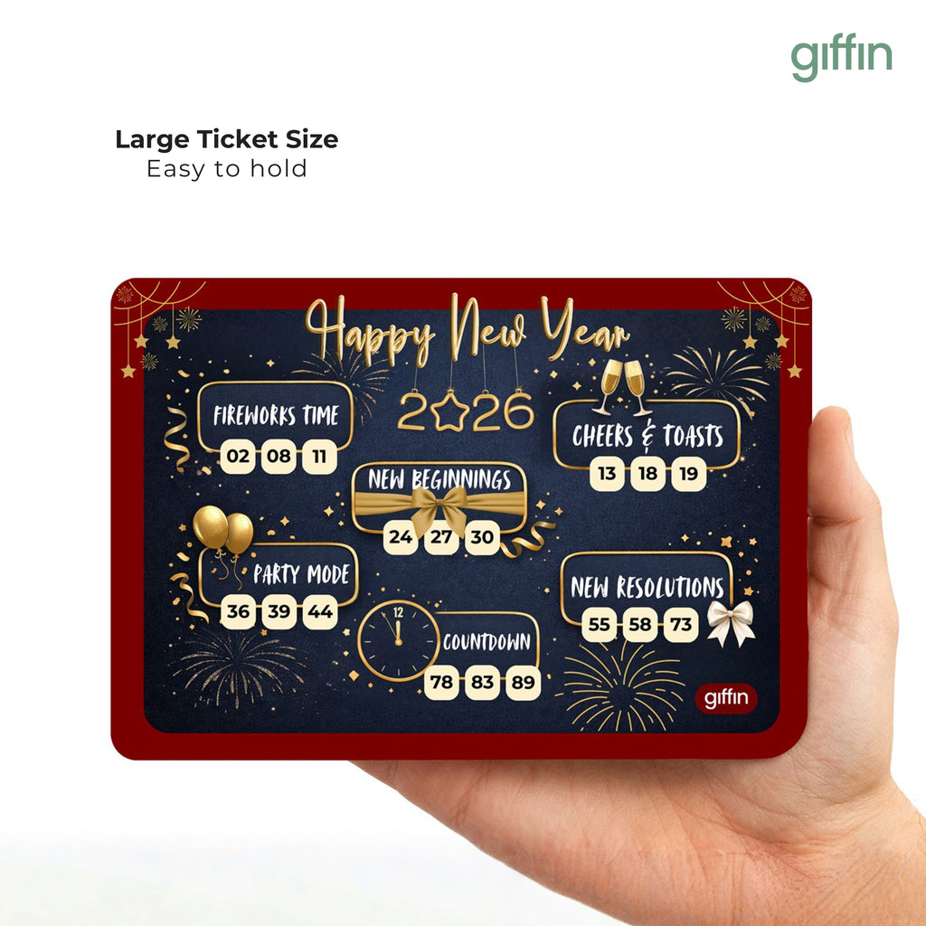 New Year 2026 Tambola Tickets