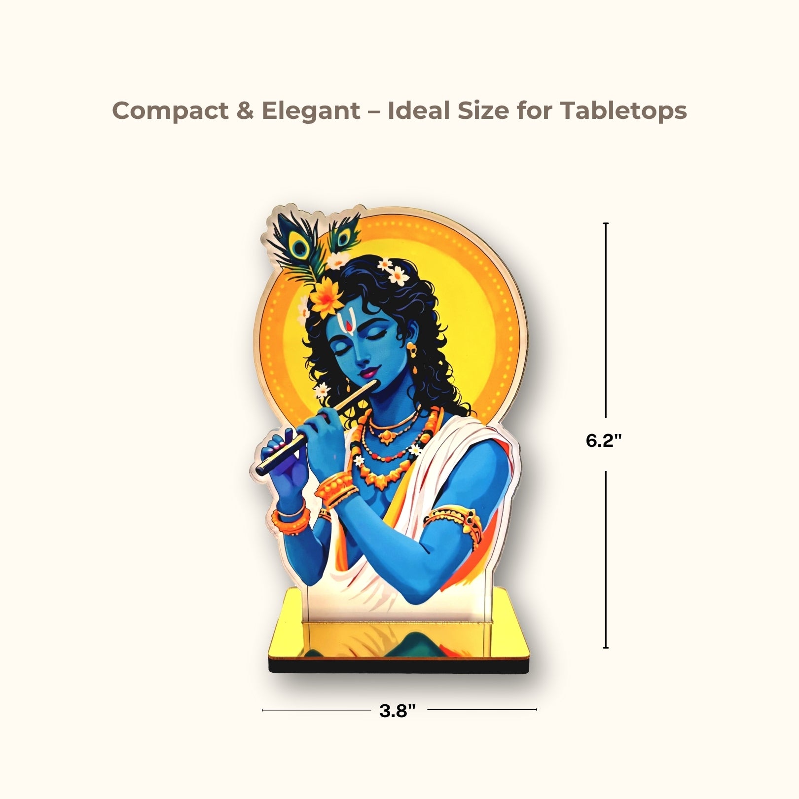 Lord Krishna Acrylic Idol