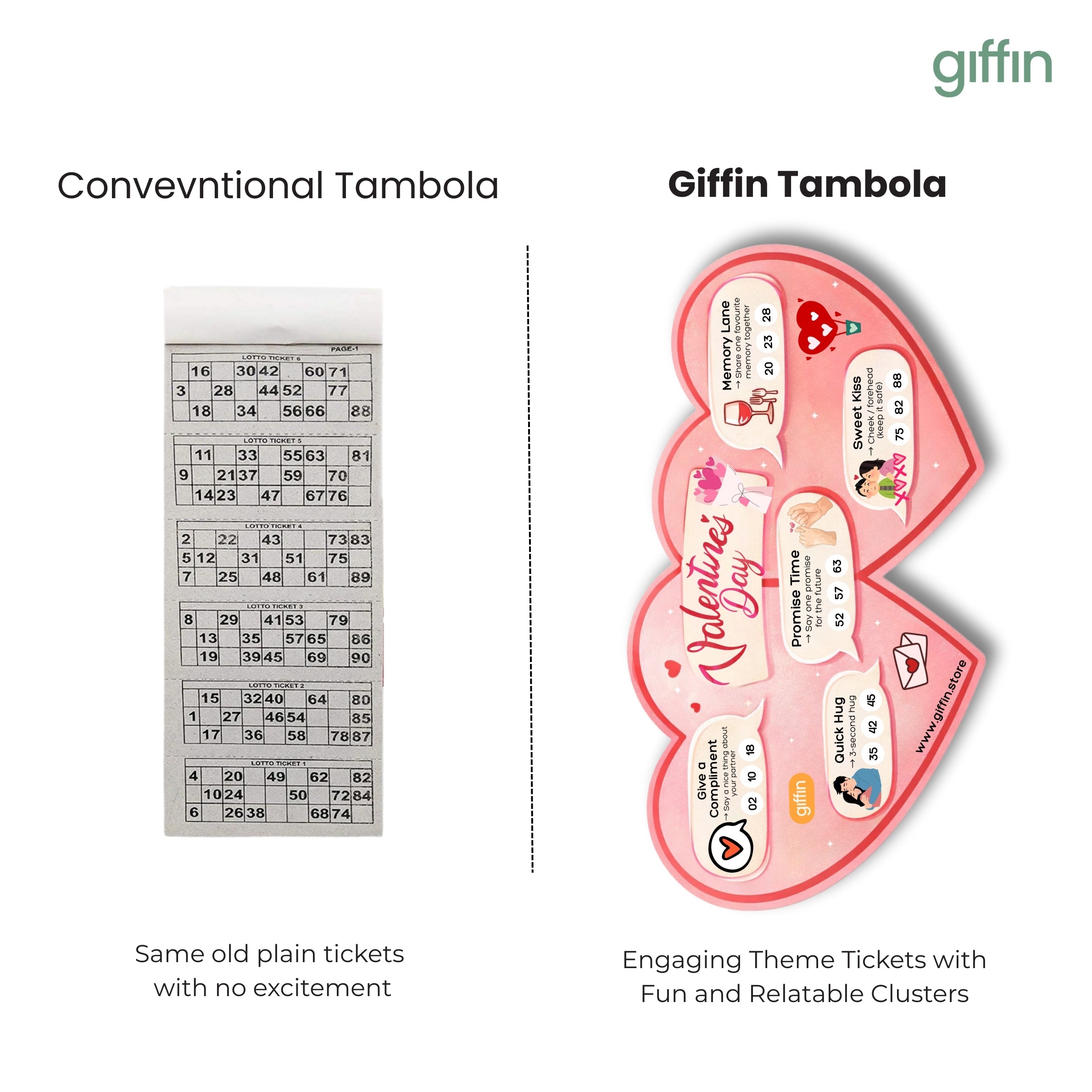 Valentine's Day Tambola Tickets