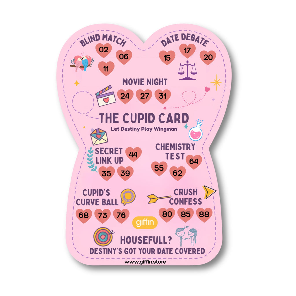Cupid Card | Love & Romantic Theme Tambola Game
