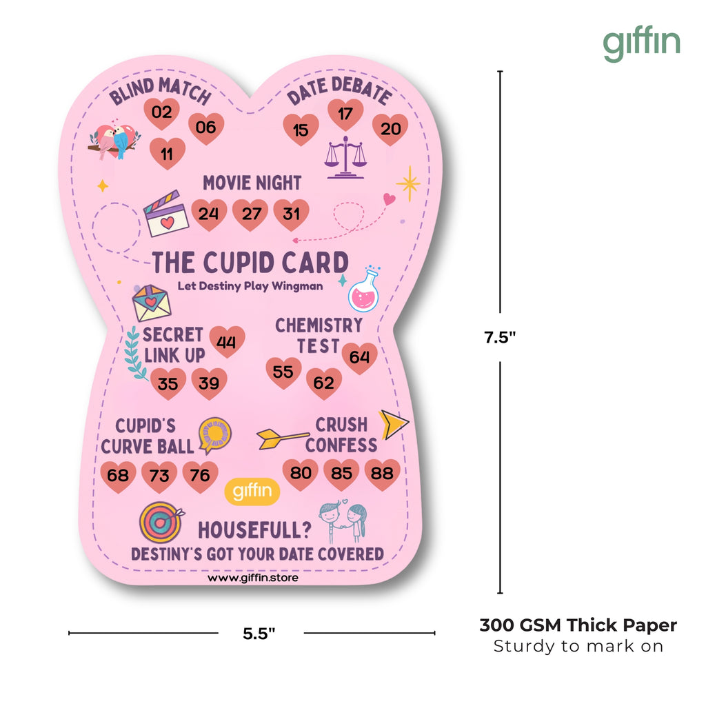 Cupid Card | Love & Romantic Theme Tambola Game