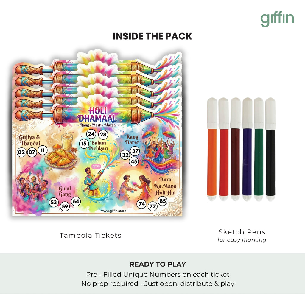 Holi Dhamaal Tambola Tickets