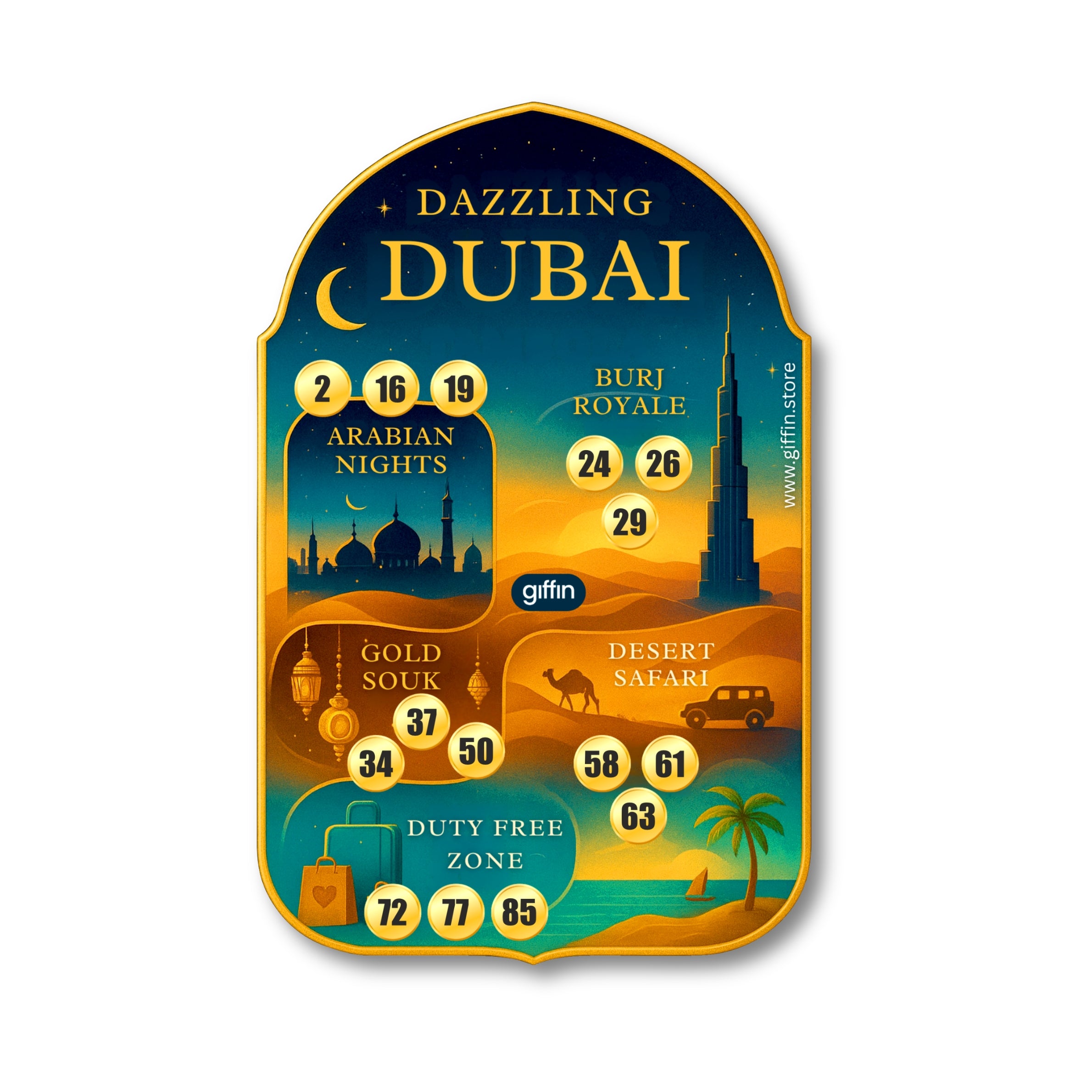 Dazzling Dubai Tambola Tickets