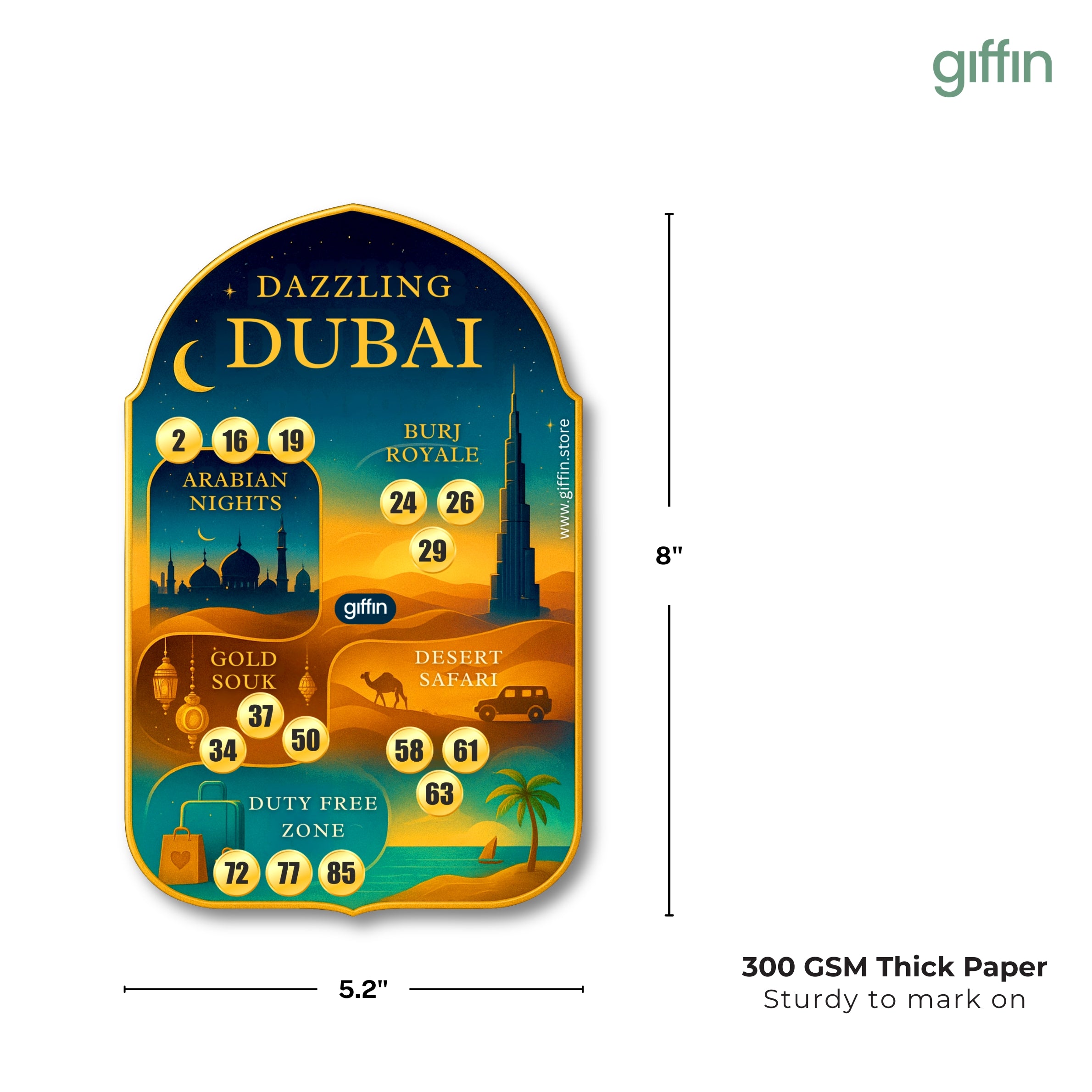 Dazzling Dubai Tambola Tickets