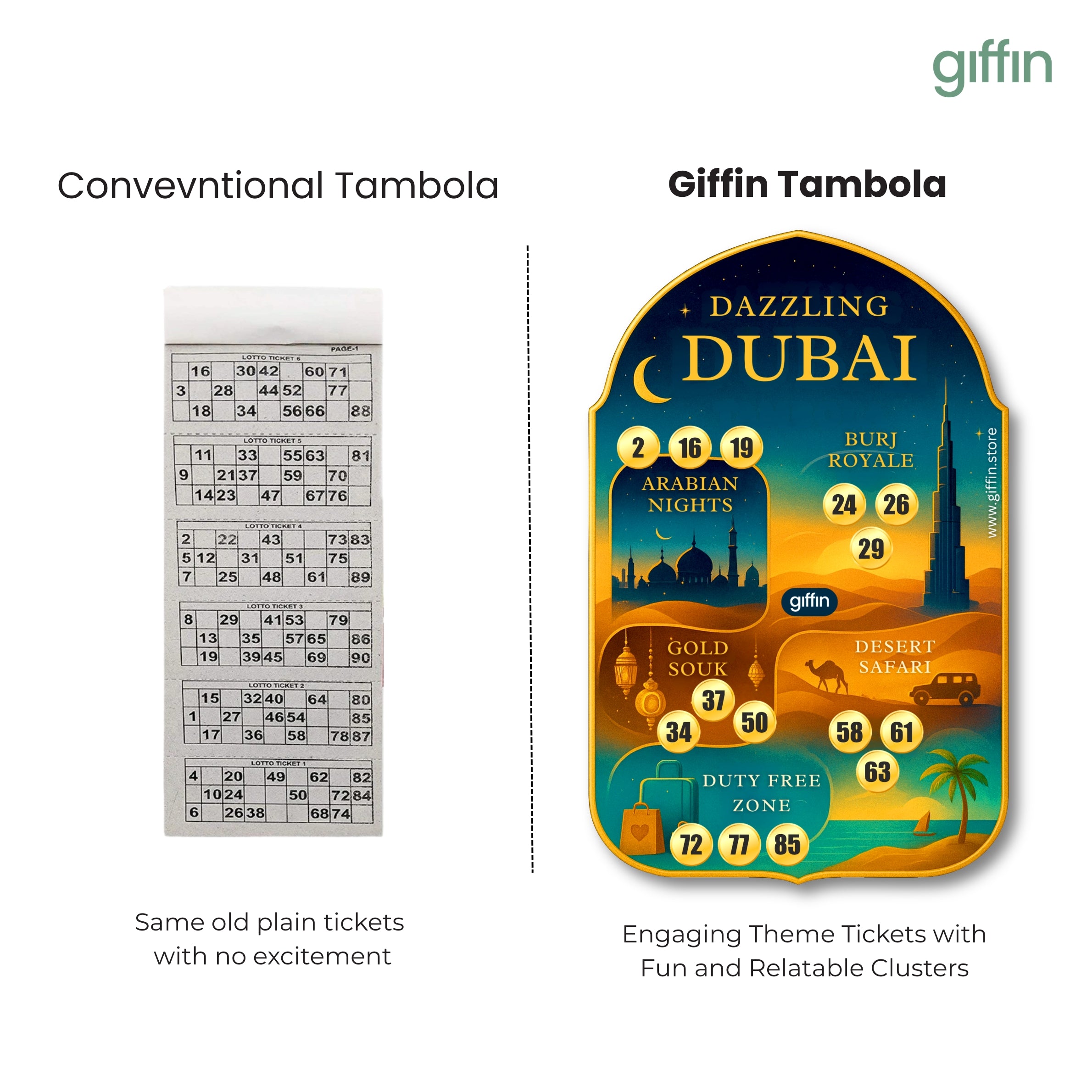 Dazzling Dubai Tambola Tickets