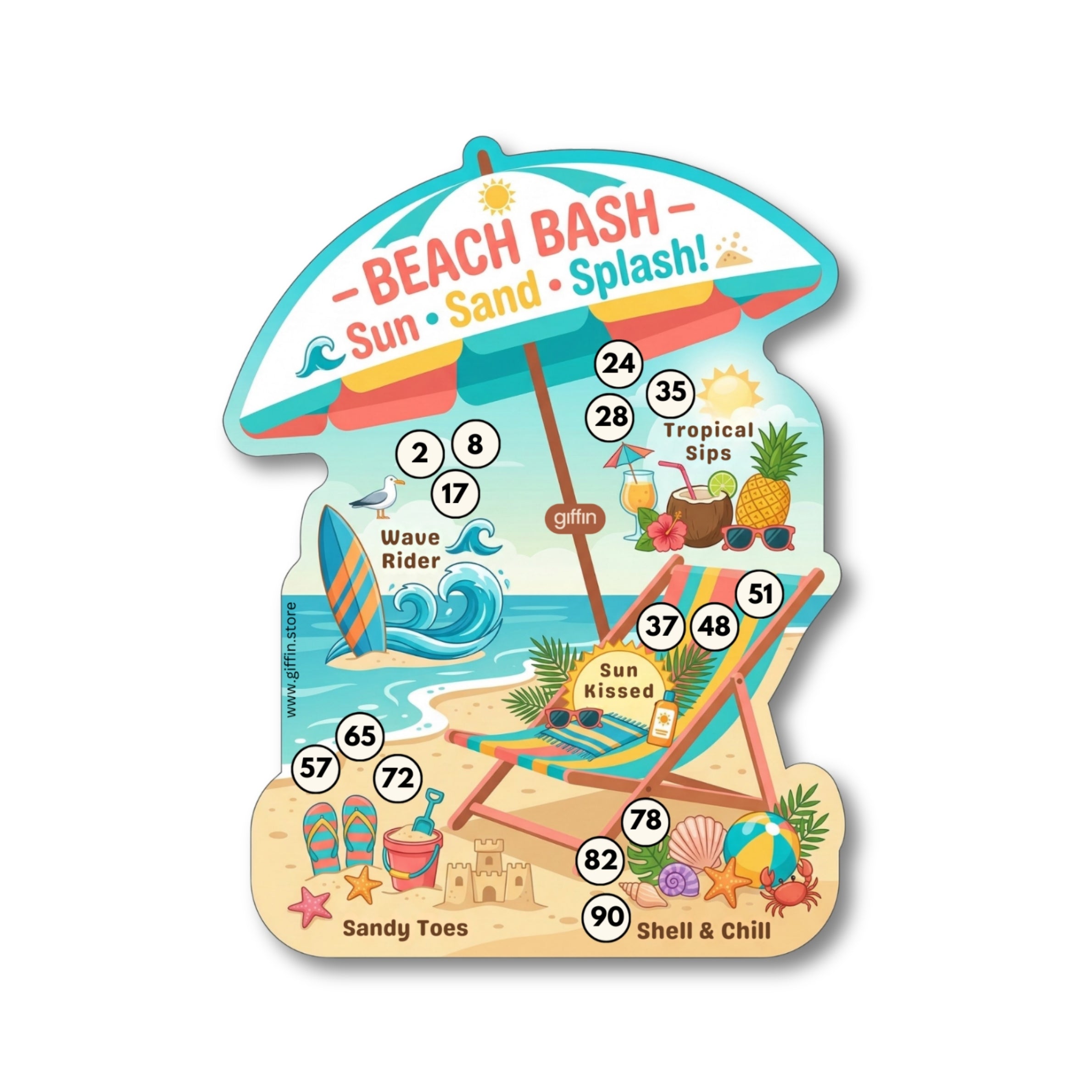 Beach Bash Tambola Tickets