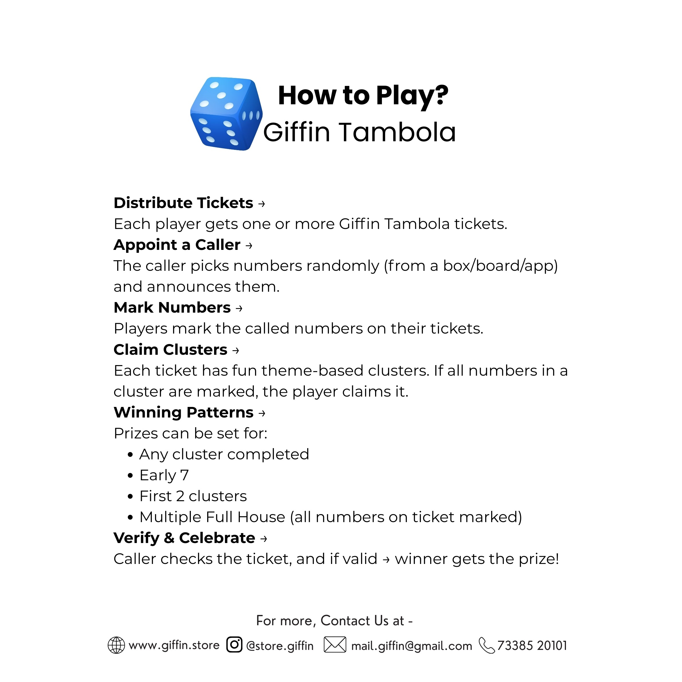 Giffin Mango Masti Tambola Tickets | Mango Theme Summer Party Housie Game for Kitty Party, Birthday, Summer Party & Family Game Night