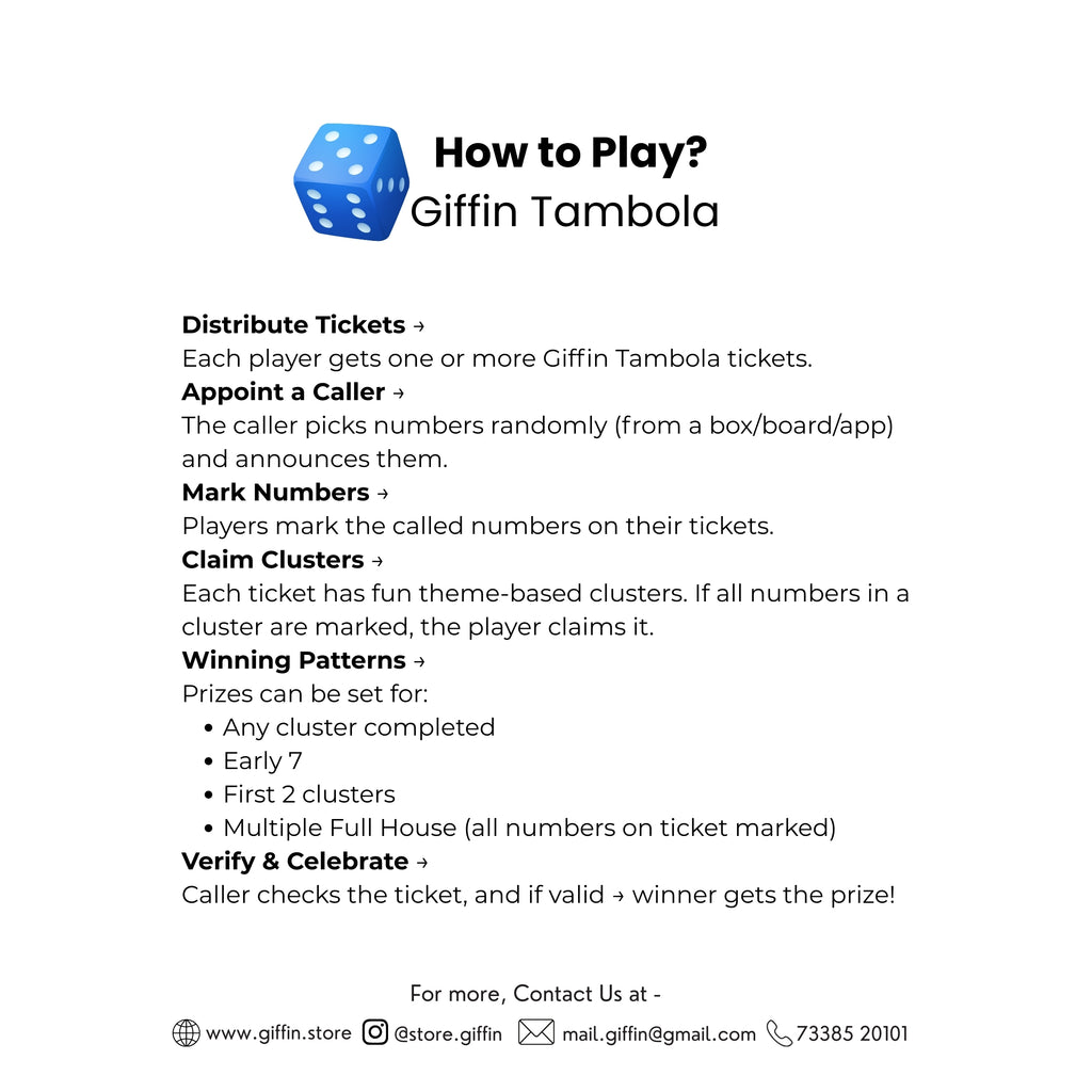 CID Special Investigation Tambola Tickets