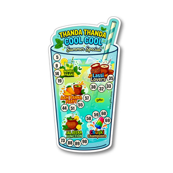 Thanda Thanda Cool Cool Tambola Tickets