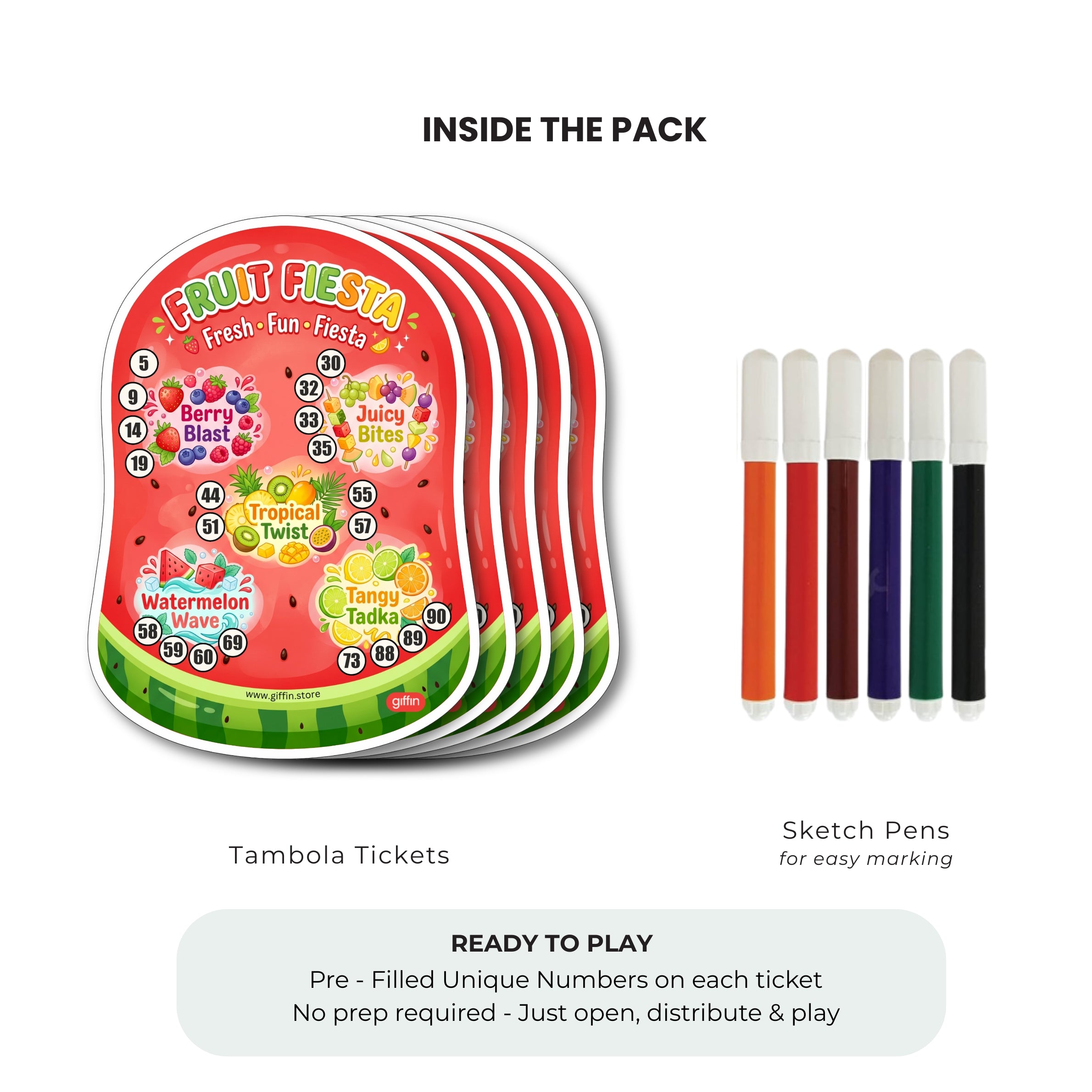 Fruit Fiesta Tambola Tickets