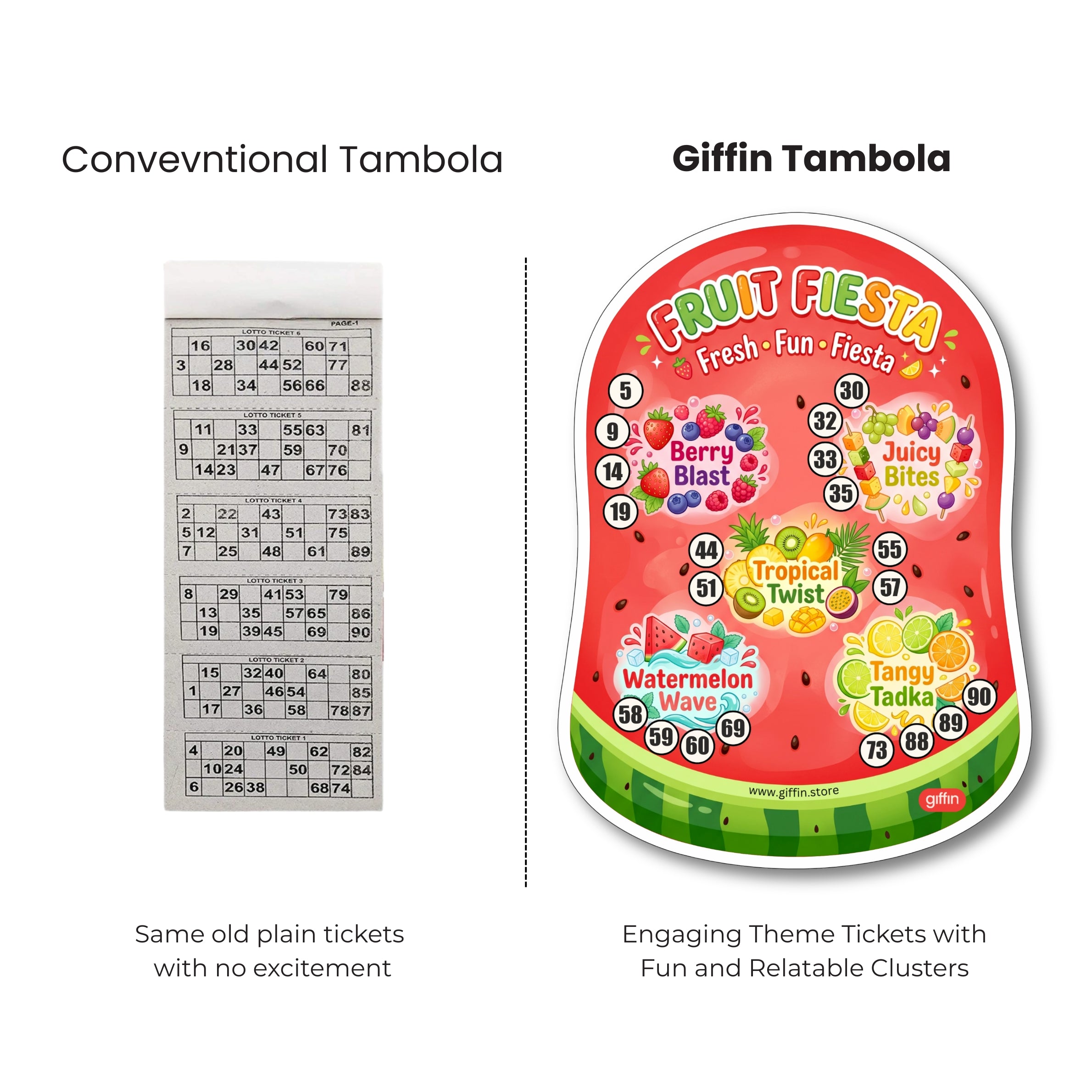 Fruit Fiesta Tambola Tickets