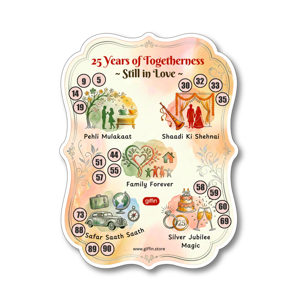 25 Years of Togetherness Tambola Tickets