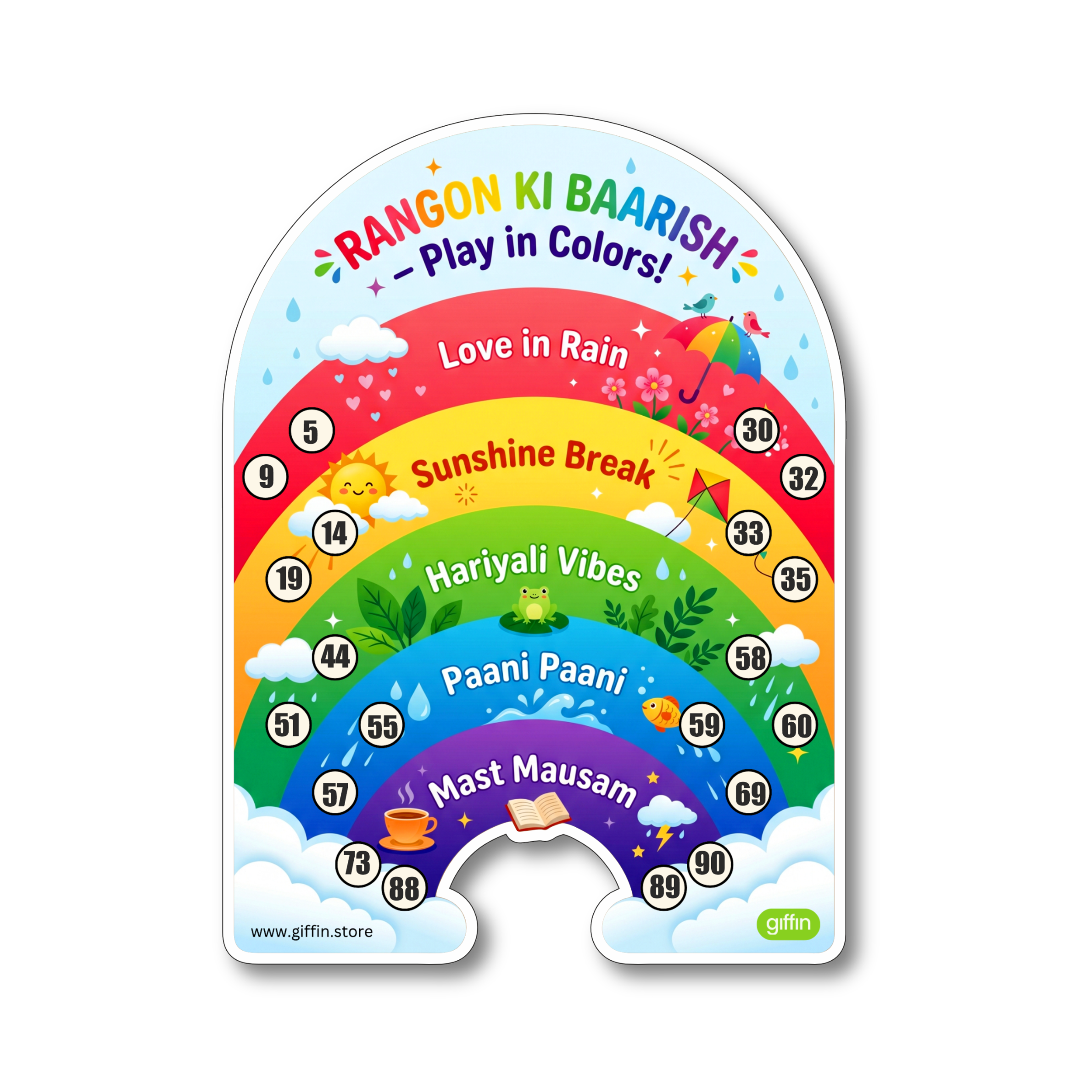 Rangon Ki Baarish Tambola Tickets