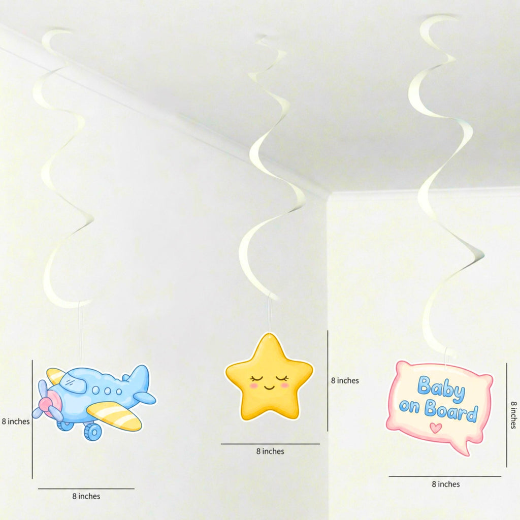 Baby Shower Decoration Pack - 21 Pcs