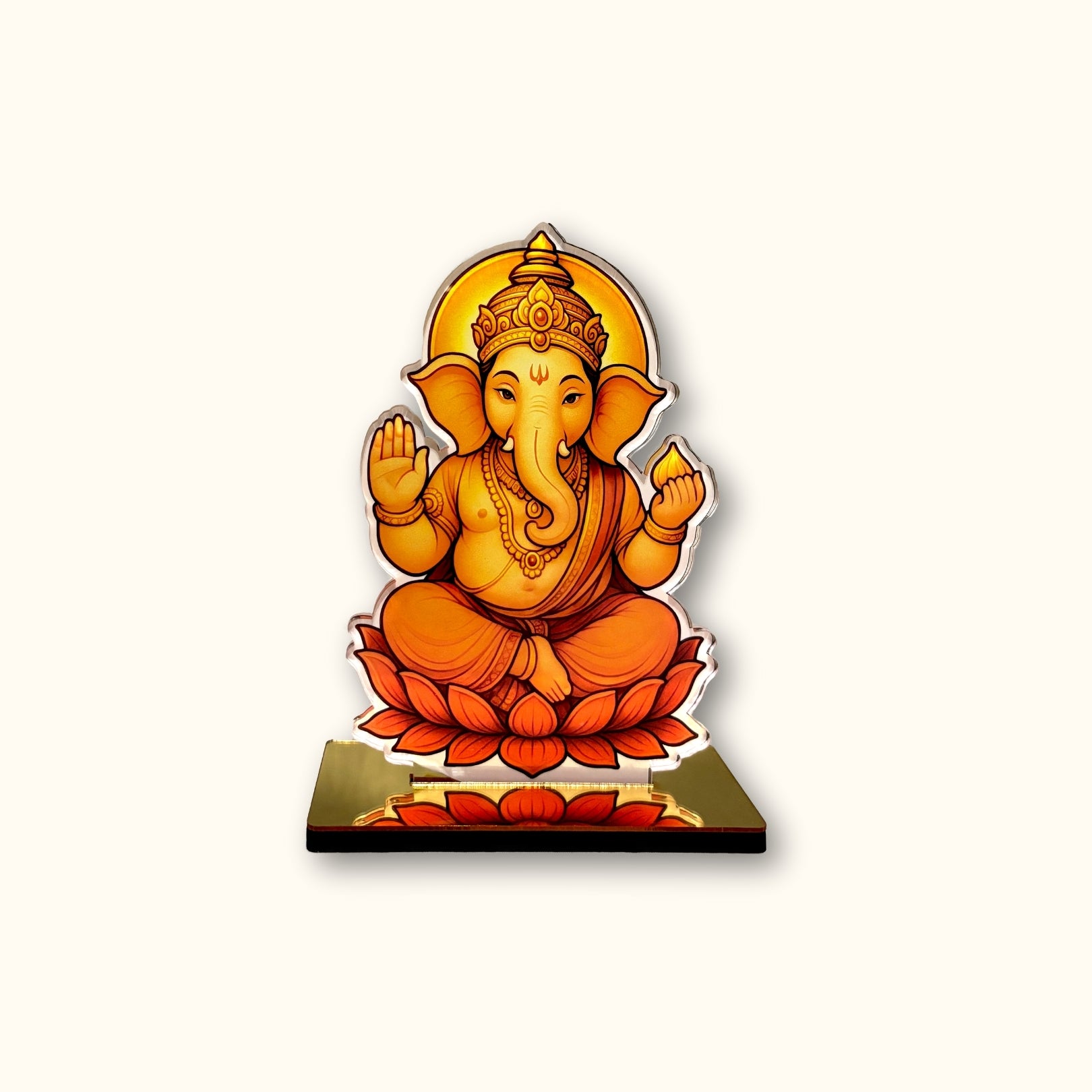 Lord Ganesha Acrylic Idol