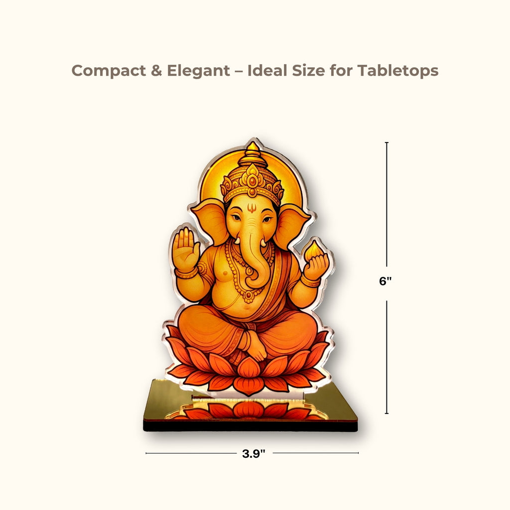 Lord Ganesha Acrylic Idol