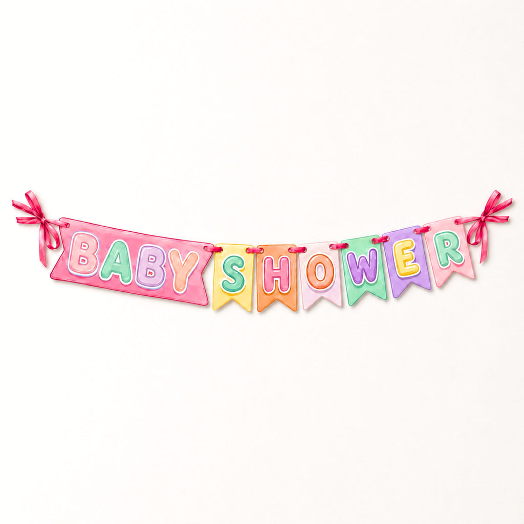 Baby Shower Decoration Pack - 21 Pcs