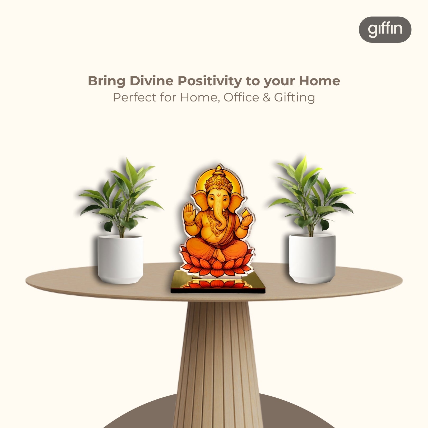 Lord Ganesha Acrylic Idol